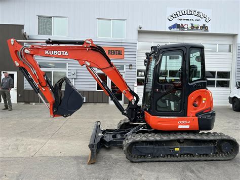 kubota u55-4 mini excavator.|kubota u55 for sale craigslist.